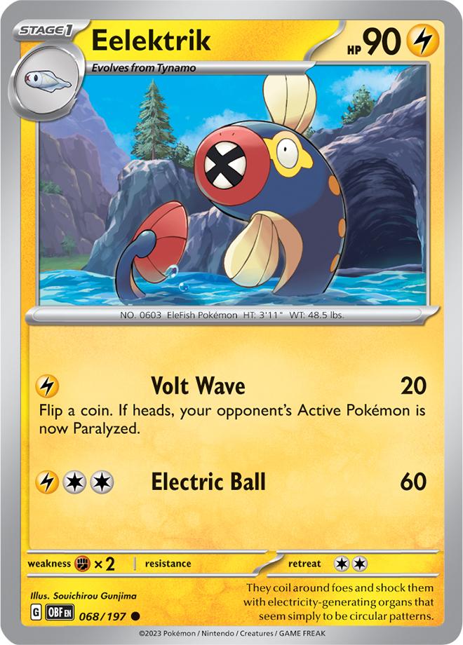 Carte Pokémon: Eelektrik [Lampéroie]