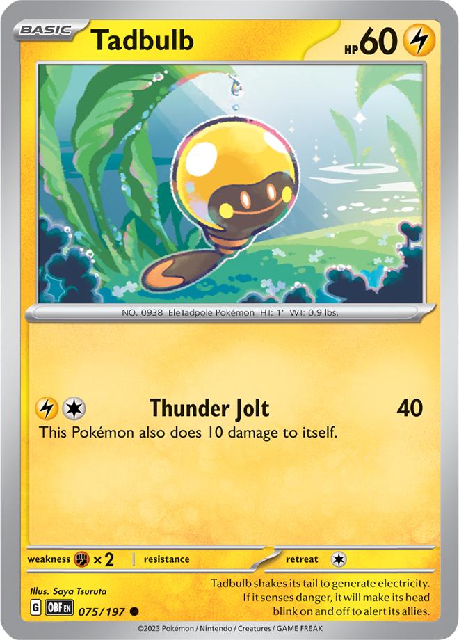 Carte Pokémon: Tadbulb [Têtampoule]