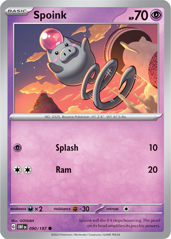 Carte Pokémon: Spoink [Spoink]