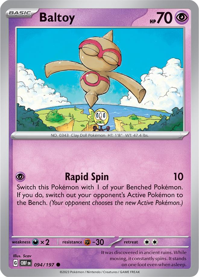 Carte Pokémon: Baltoy [Balbuto]