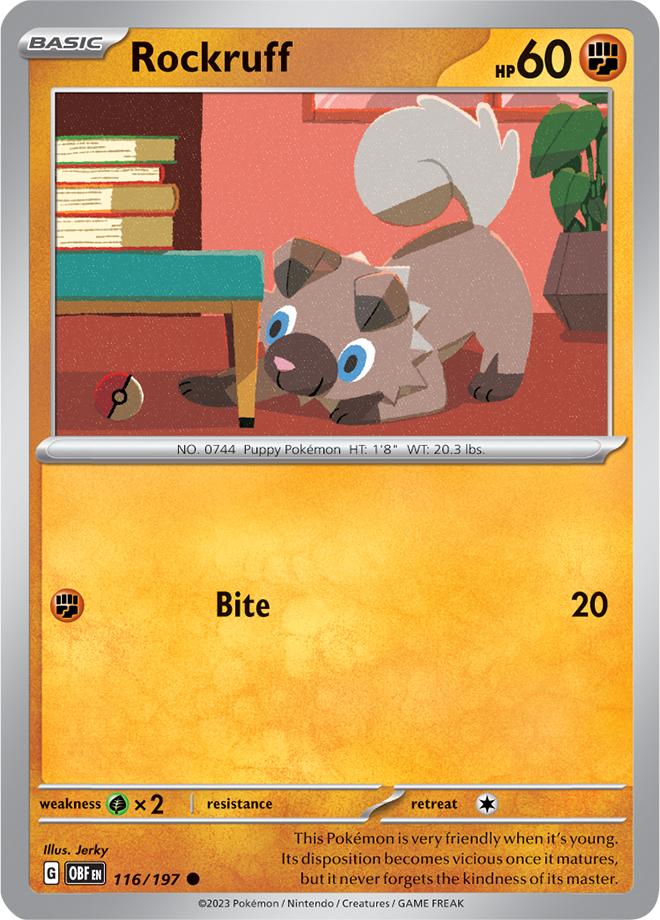 Carte Pokémon: Rockruff [Rocabot]