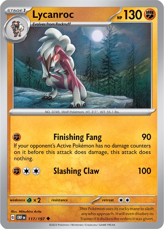 Carte Pokémon: Lycanroc [Lougaroc]