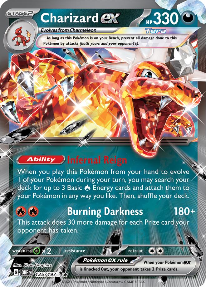 Carte Pokémon: Charizard ex [Dracaufeu ex]