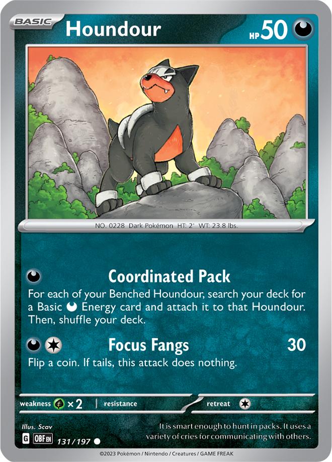 Carte Pokémon: Houndour [Malosse]