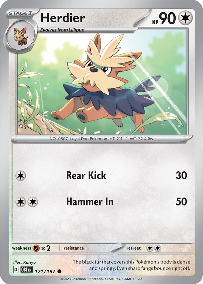 Carte Pokémon: Herdier [Ponchien]