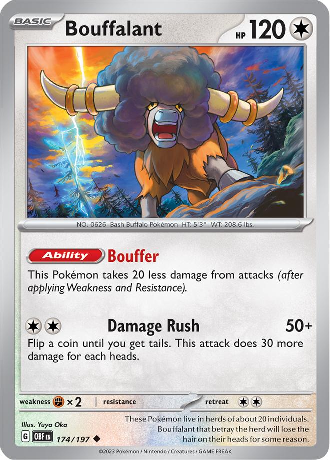 Carte Pokémon: Bouffalant [Frison]