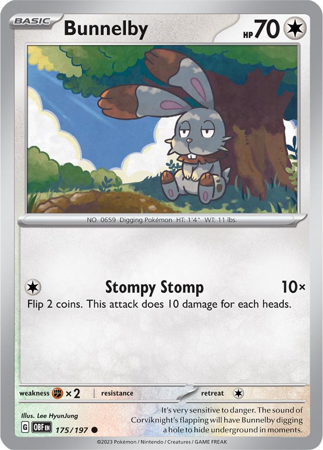 Carte Pokémon: Bunnelby [Sapereau]