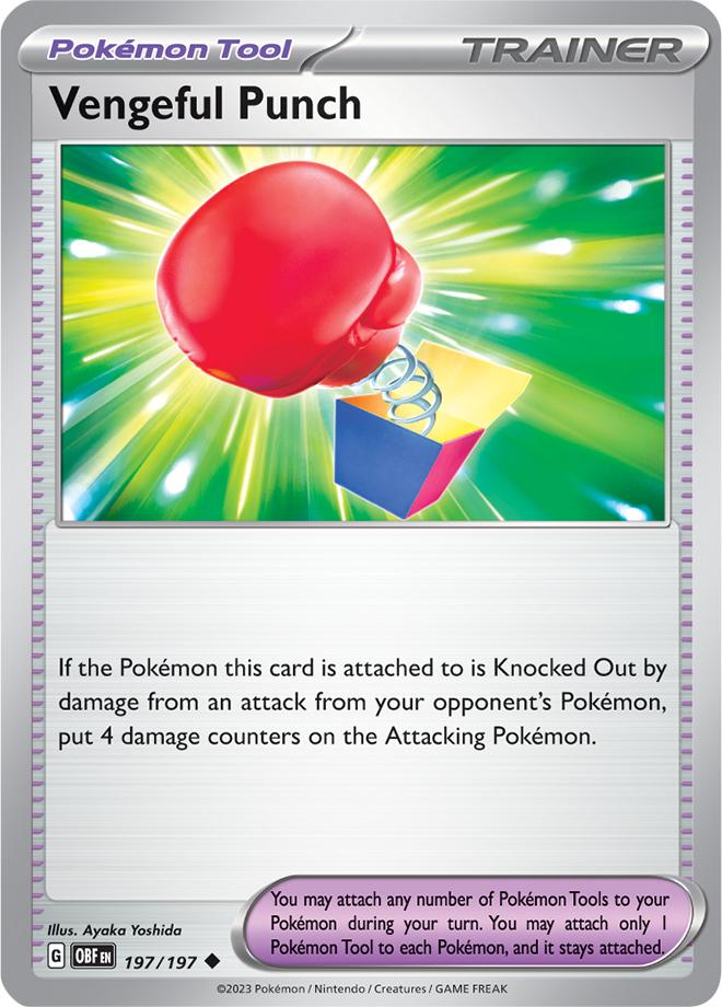 Carte Pokémon: Vengeful Punch [Poing Vengeance]