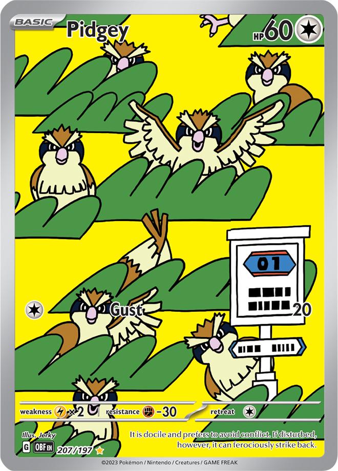 Carte Pokémon: Pidgey [Roucool]