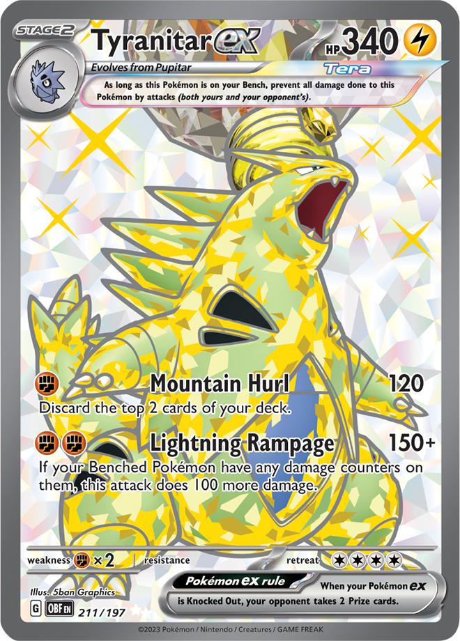 Carte Pokémon: Tyranitar ex [Tyranocif ex]