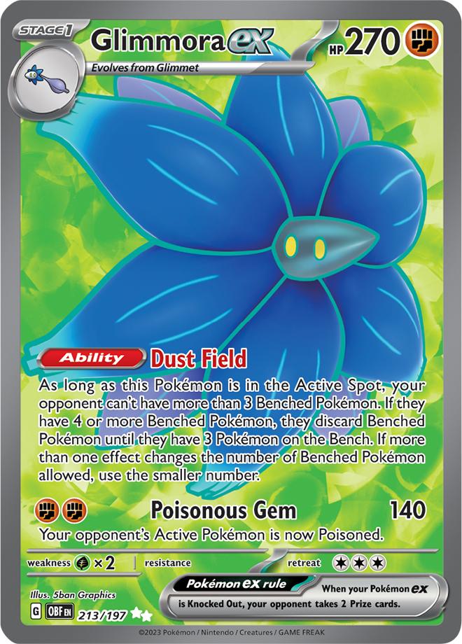 Carte Pokémon: Glimmora ex [Floréclat ex]