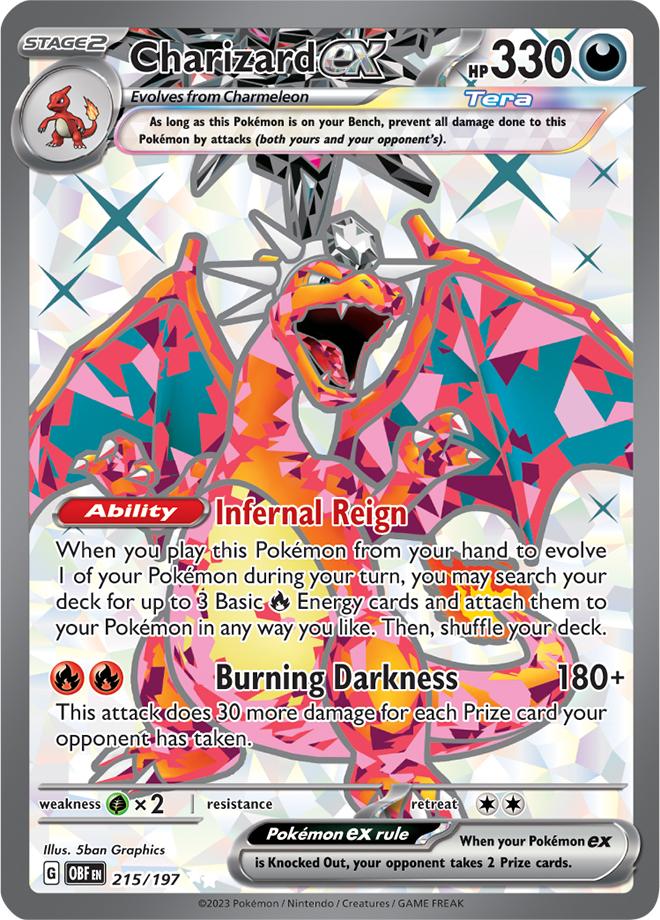 Carte Pokémon: Charizard ex [Dracaufeu ex]