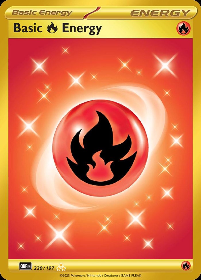 Carte Pokémon: Basic fire Energy [Énergie feu de base]