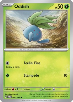 Carte Pokémon: Oddish