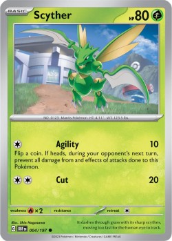 Carte Pokémon: Scyther