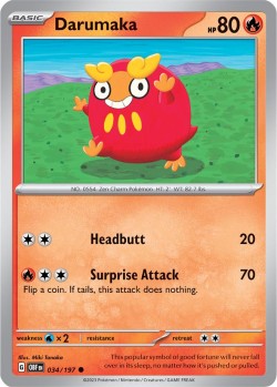 Carte Pokémon: Darumaka