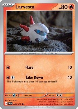 Carte Pokémon: Larvesta