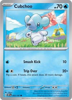 Carte Pokémon: Cubchoo