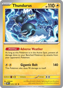 Carte Pokémon: Thundurus