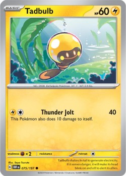 Carte Pokémon: Tadbulb