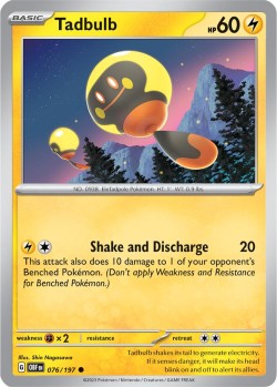 Carte Pokémon: Tadbulb