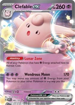 Carte Pokémon: Clefable ex