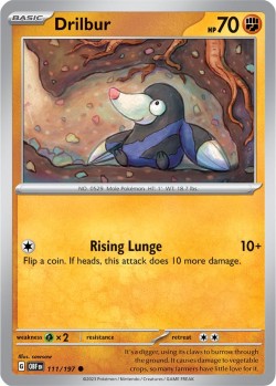 Carte Pokémon: Drilbur