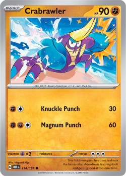 Carte Pokémon: Crabrawler