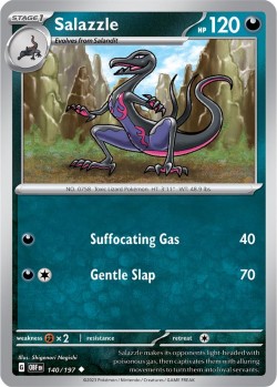 Carte Pokémon: Salazzle