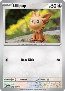 Carte Pokémon: Lillipup