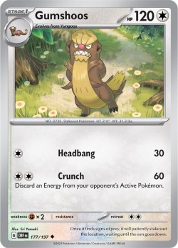 Carte Pokémon: Gumshoos