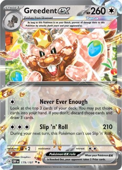 Carte Pokémon: Greedent ex