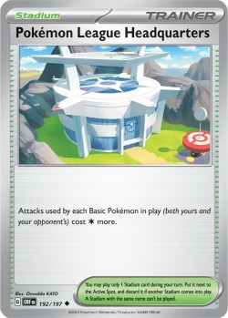 Carte Pokémon: Pokémon League Headquarters