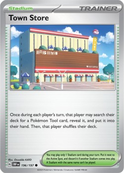 Carte Pokémon: Town Store