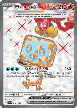 Carte Pokémon: Eiscue ex