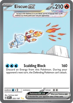 Carte Pokémon: Eiscue ex