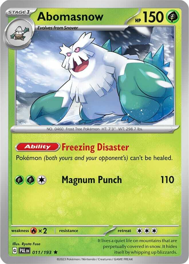 Carte Pokémon: Abomasnow [Blizzaroi]