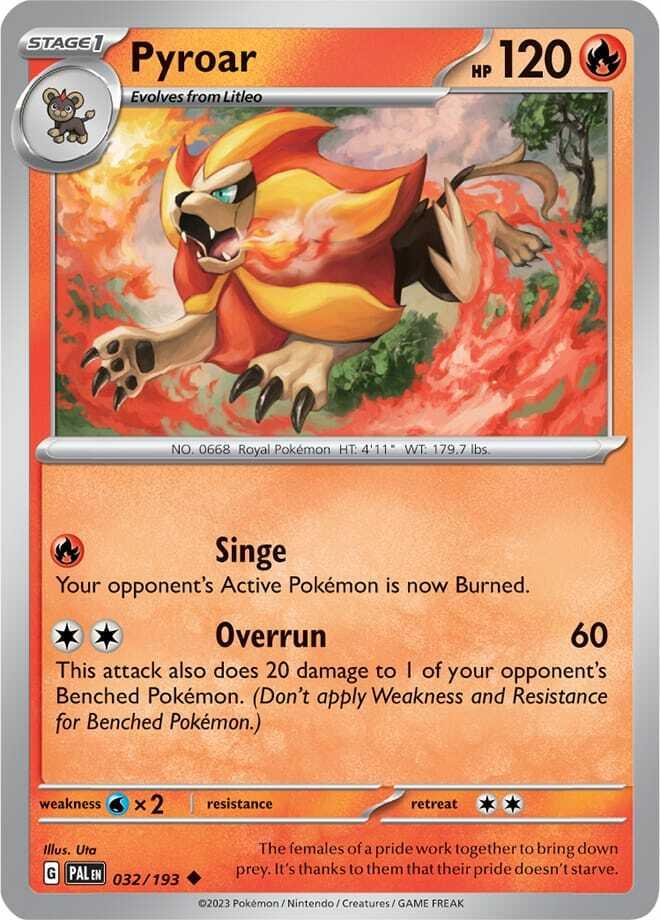 Carte Pokémon: Pyroar [Némélios]