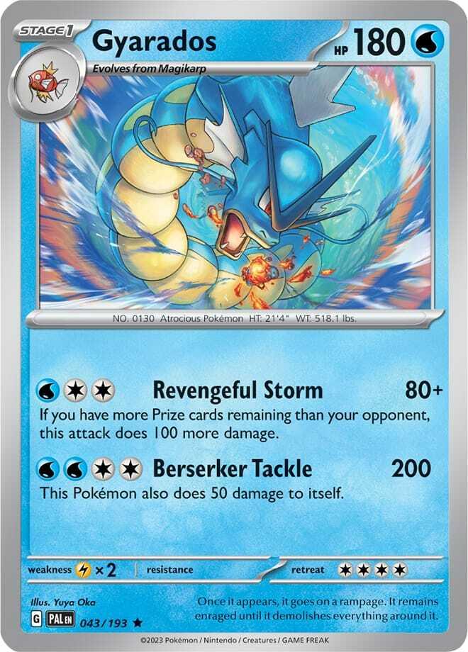 Carte Pokémon: Gyarados [Léviator]