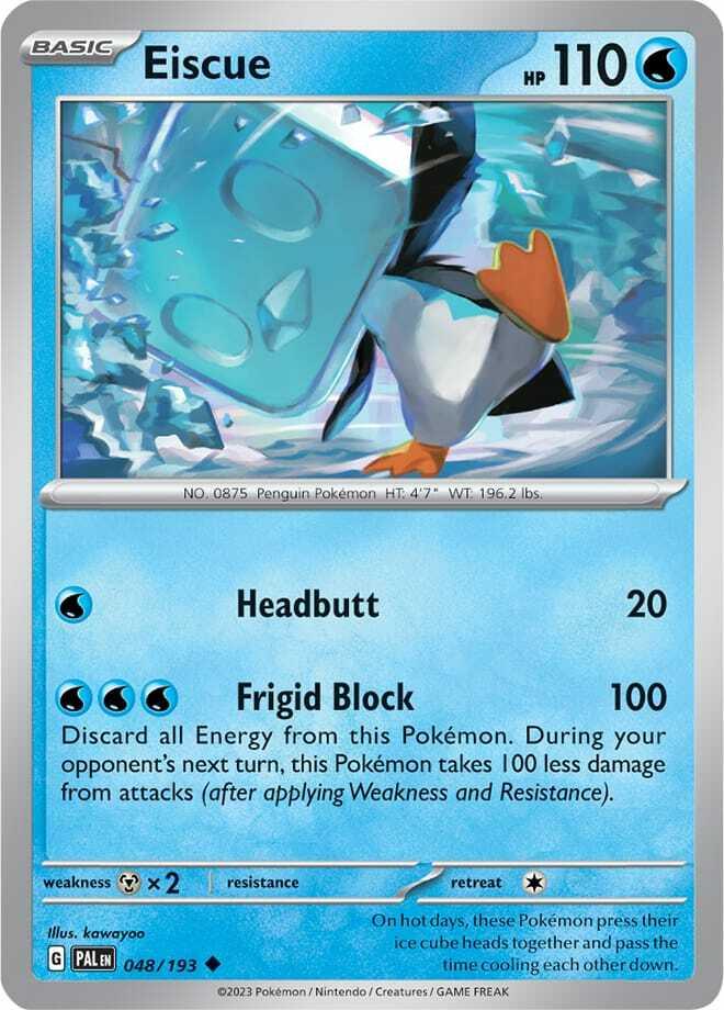 Carte Pokémon: Eiscue [Bekaglaçon]