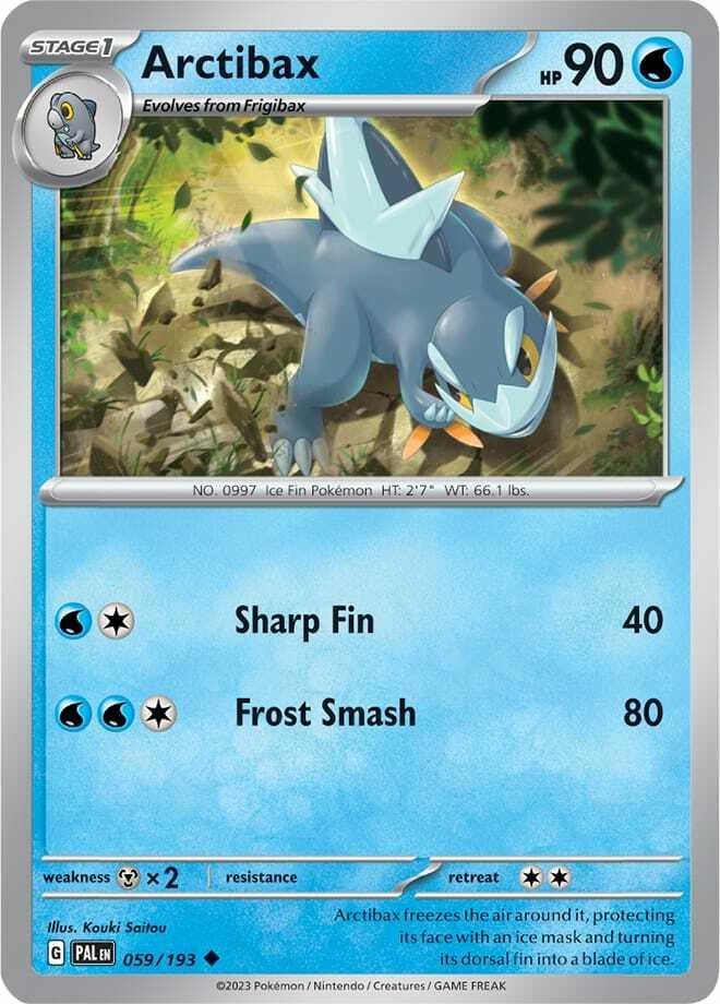 Carte Pokémon: Arctibax [Cryodo]