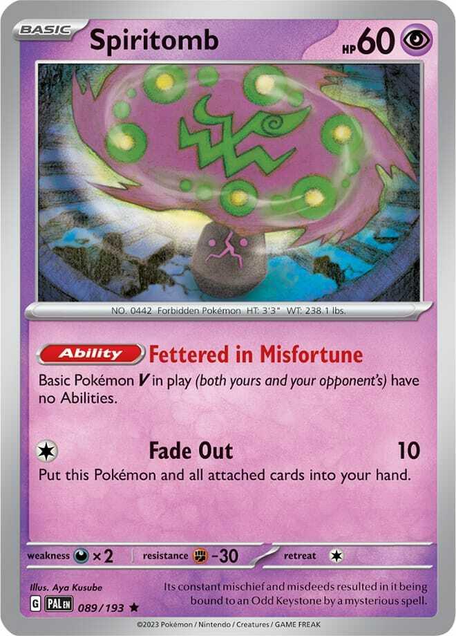 Carte Pokémon: Spiritomb [Spiritomb]