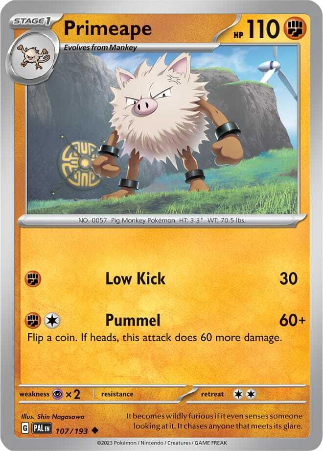 Carte Pokémon: Primeape [Colossinge]