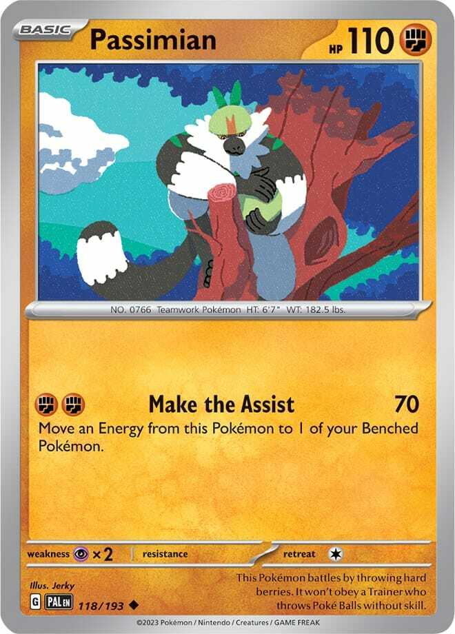 Carte Pokémon: Passimian [Quartermac]