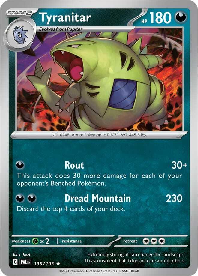 Carte Pokémon: Tyranitar [Tyranocif]