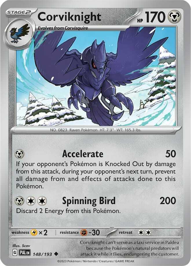 Carte Pokémon: Corviknight [Corvaillus]