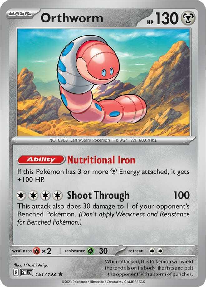 Carte Pokémon: Orthworm [Ferdeter]