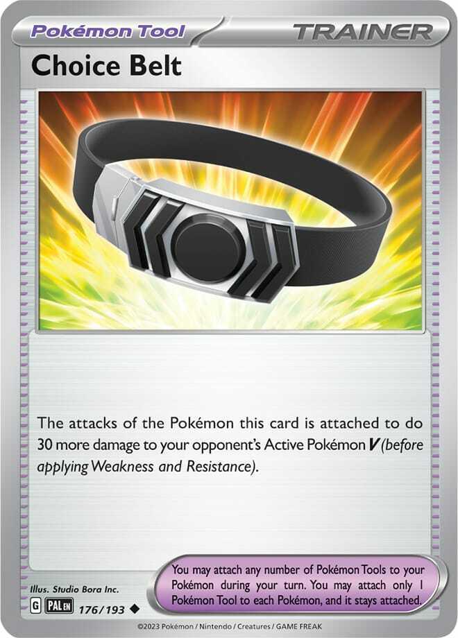 Carte Pokémon: Choice Belt [Ceinture Choix]