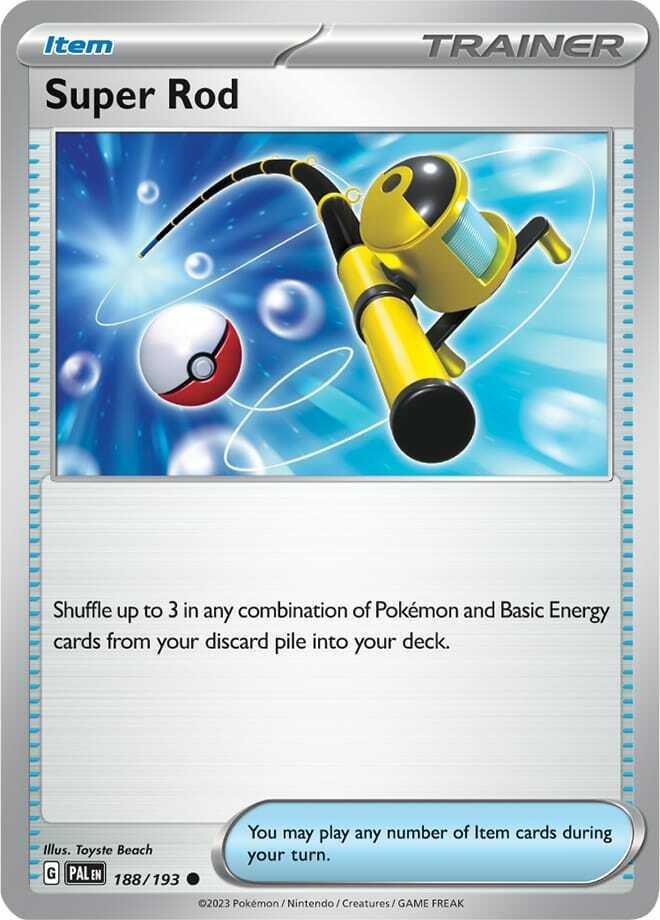 Carte Pokémon: Super Rod [Méga Canne]