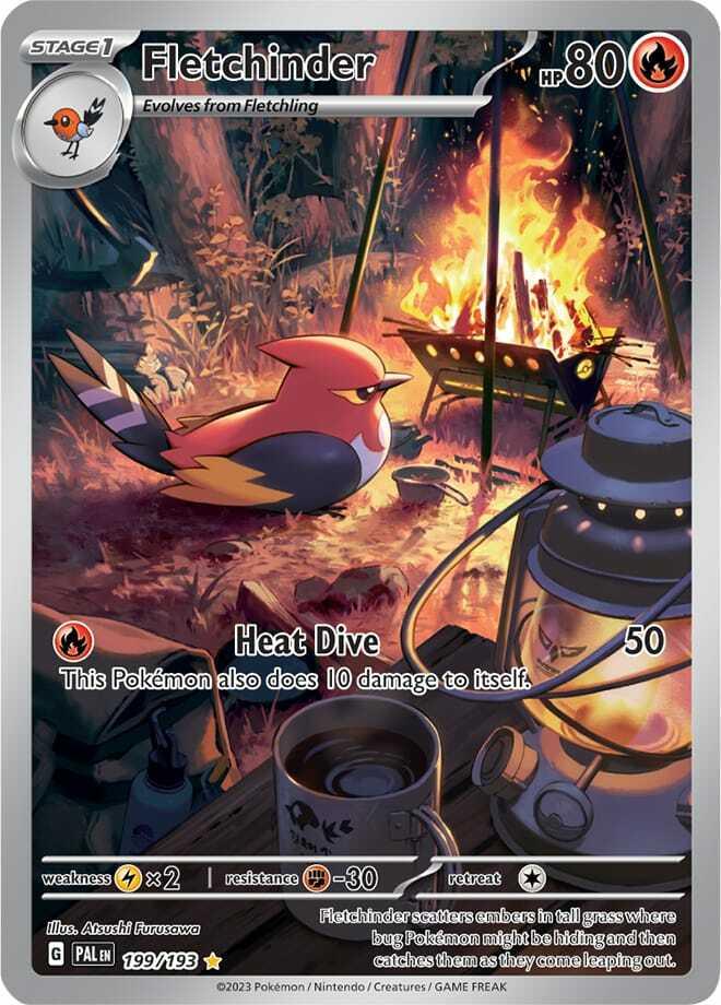 Carte Pokémon: Fletchinder [Braisillon]